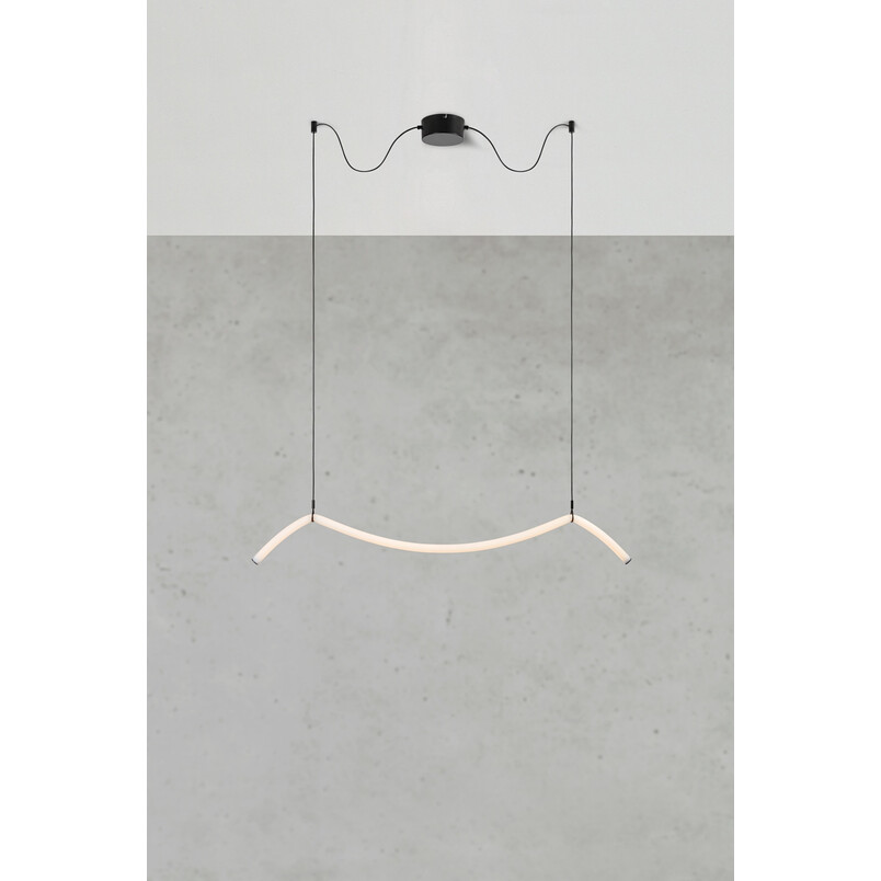Lampa wisząca Melt LED biała 112cm - Markslojd | Nowoczesne oświetlenie