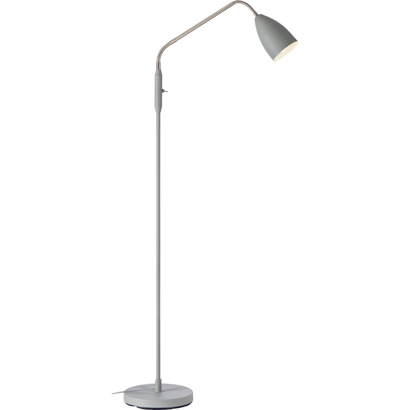 Lampa podłogowa LED Patro szara 140cm - Markslojd | Ściemniacz