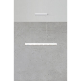 Lampa wisząca LED Plano biała 95cm - Markslojd | Nowoczesne oświetlenie