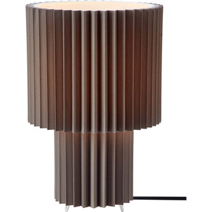 Lampa stołowa plisowana Catis szara | Markslojd