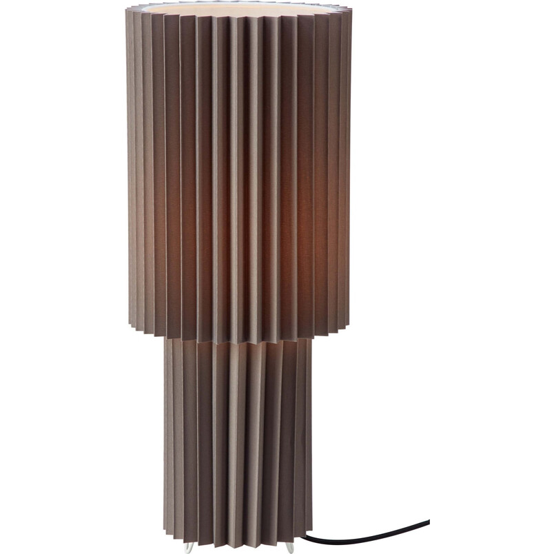 Lampa stołowa plisowana Catis szara Markslojd | Skandynawski design