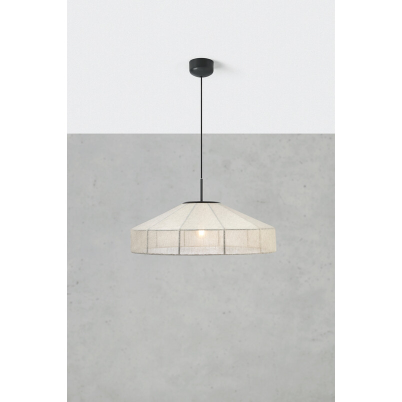 Lampa wisząca Japandi Alia beżowo-czarna | Markslojd