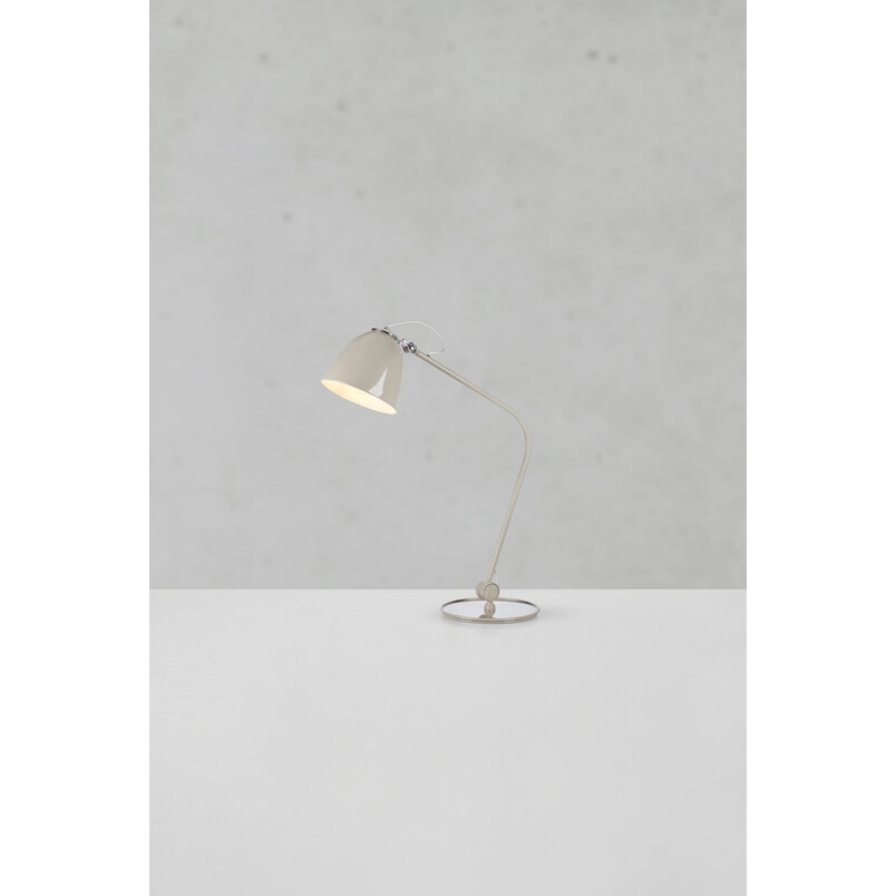 Lampa stołowa Tilt szaro-beżowa Markslojd - Skandynawski design