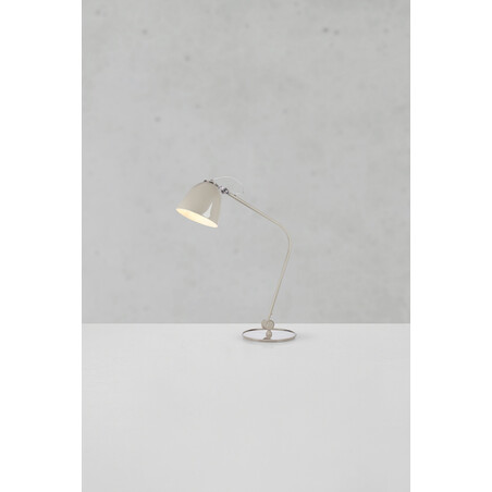 Lampa stołowa Tilt szaro-beżowa Markslojd - Skandynawski design