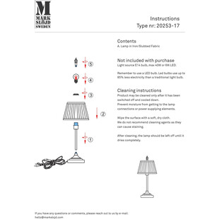 Lampa stołowa Oxford - klasyczna elegancja | Markslojd
