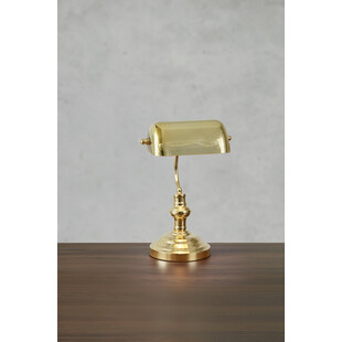 Lampa biurkowa Bankers mosiądz Markslojd | 42cm