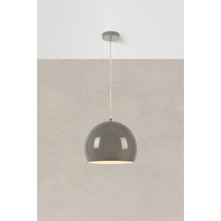 Lampa wisząca kula metalowa szara Pop 28cm - Markslojd