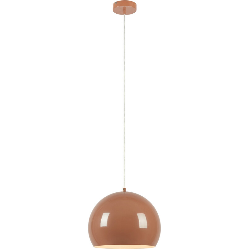 Lampa wisząca kula metalowa Pop 28m brązowa Markslojd - Retro design