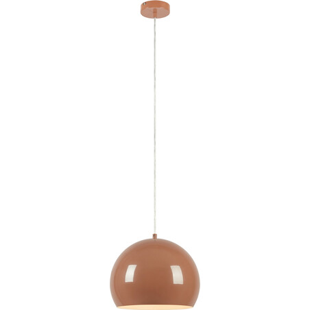 Lampa wisząca kula metalowa Pop 28m brązowa Markslojd - Retro design