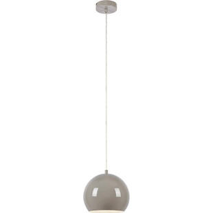Lampa wisząca kula metalowa Pop szara Markslojd | Retro design