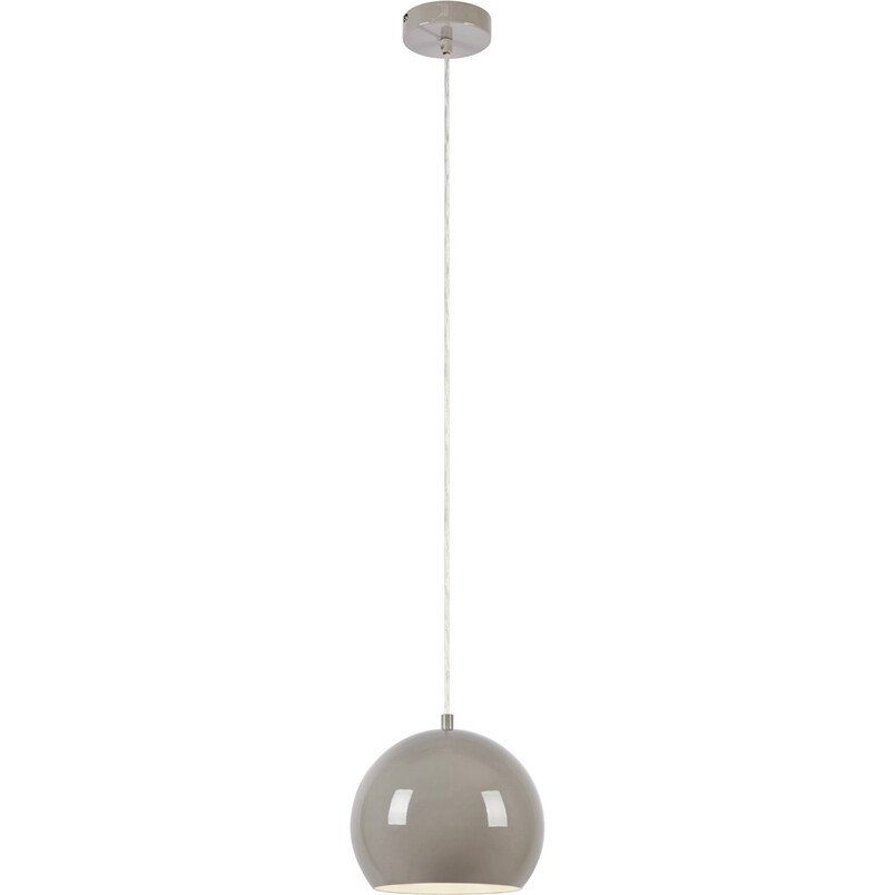 Lampa wisząca kula metalowa Pop szara Markslojd | Retro design