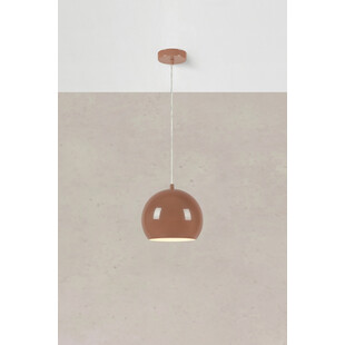 Lampa wisząca kula metalowa Pop 20cm brązowa Markslojd - Kup teraz!