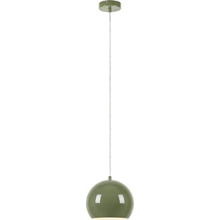 Lampa wisząca kula zielona Markslojd Pop 20cm - Retro design