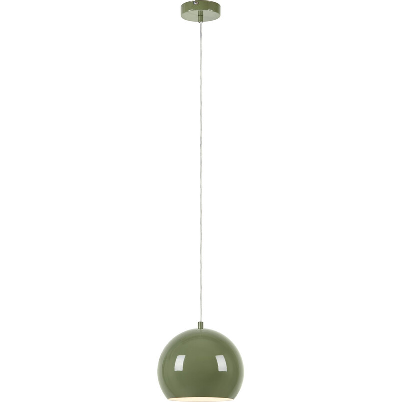 Lampa wisząca kula zielona Markslojd Pop 20cm - Retro design