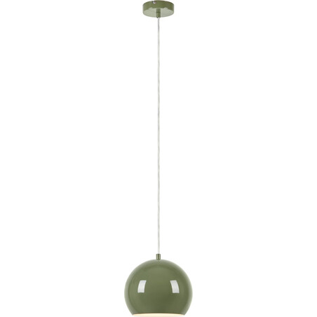 Lampa wisząca kula zielona Markslojd Pop 20cm - Retro design
