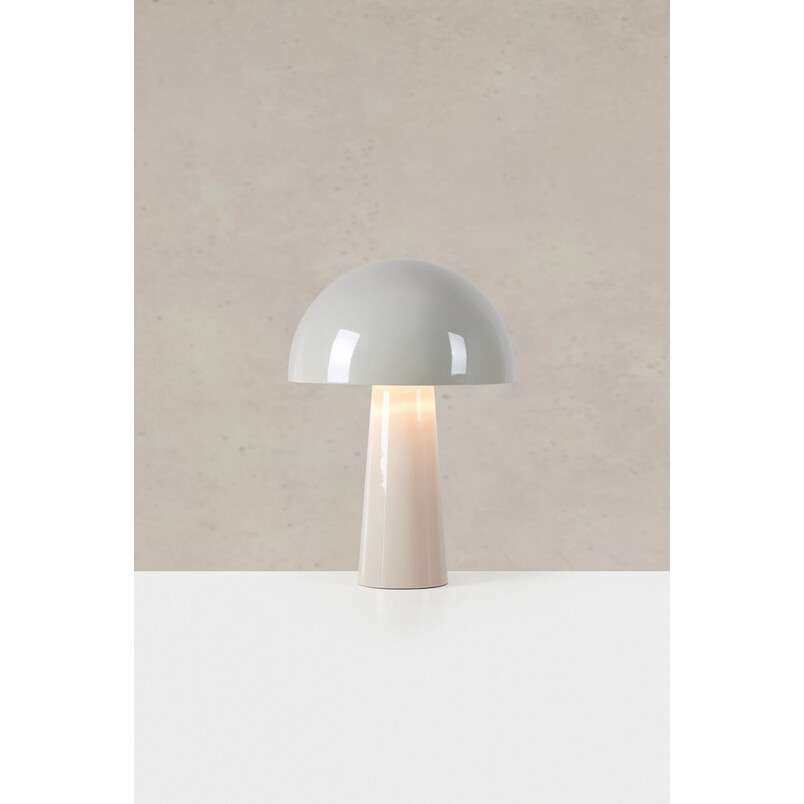 Lampa stołowa Mantar - szaro-beżowa Markslojd | Retro i nowoczesny styl