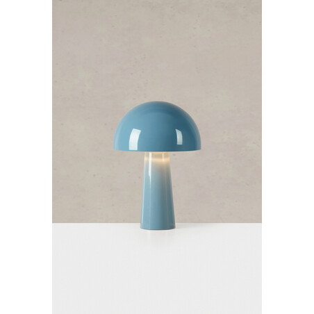 Lampa stołowa Mantar niebieska Markslojd | Retro design