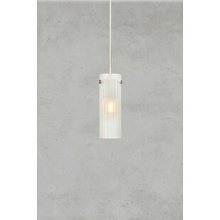 Lampa wisząca Tibia Markslojd - Szklana tuba, ryflowana | Kup teraz!