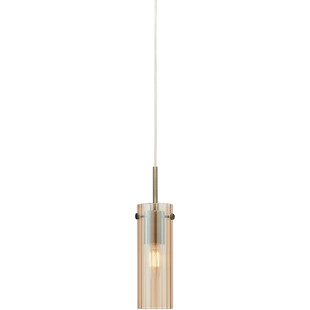 Lampa wisząca Tibia - Markslojd: Bursztynowy szklany klosz