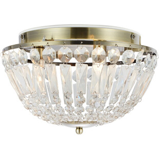 Plafon glamour do łazni Estelle LED 30cm złoty | Markslojd