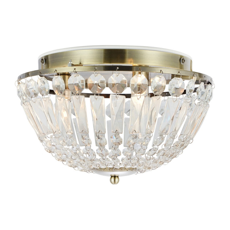 Plafon glamour do łazni Estelle LED 30cm złoty | Markslojd