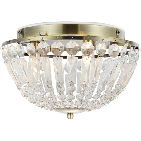 Plafon glamour do łazni Estelle LED 30cm złoty | Markslojd