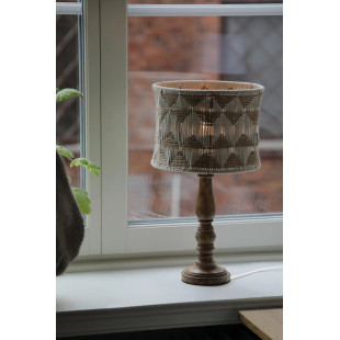 Lampa stołowa boho Markslojd Ano | Beż, brąz | Styl skandynawski
