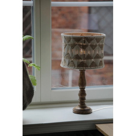 Lampa stołowa boho Markslojd Ano | Beż, brąz | Styl skandynawski