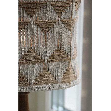 Lampa stołowa boho Markslojd Ano | Beż, brąz | Styl skandynawski