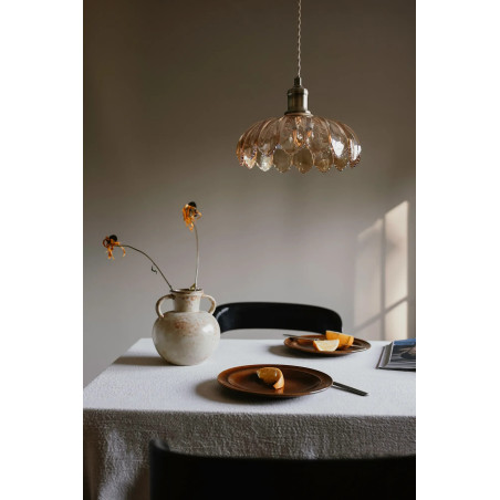 Lampa wisząca retro Kurage | Szkło, Mosiądz | Markslojd