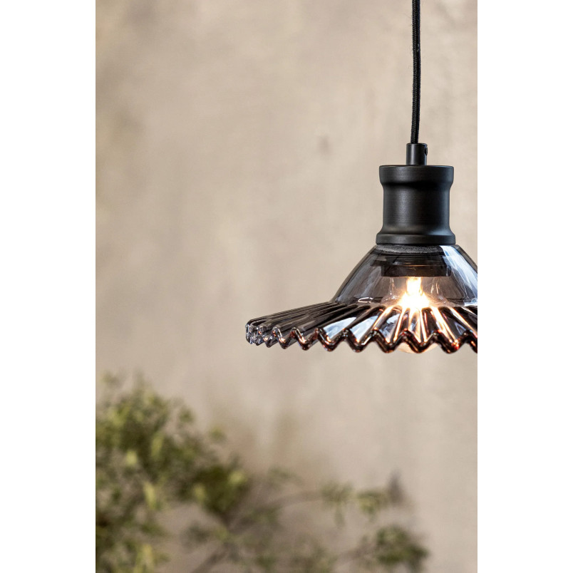 Lampa wisząca retro Novia | Markslojd - Szklana, dymiona