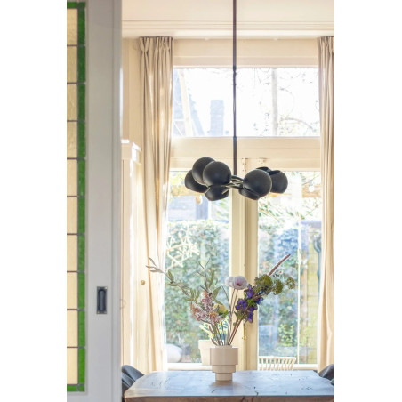 Lampa sufitowa Edgar 8 punktów czarna | Markslojd