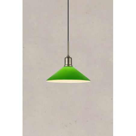 Lampa wisząca Vela - Markslojd, antyczny mosiądz, zielony | Kup teraz!