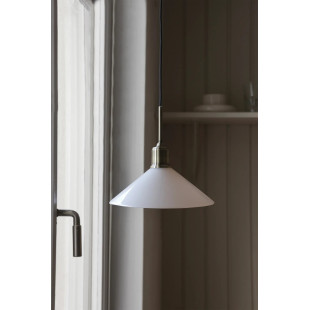 Lampa wisząca Vela - Markslojd | Szklana, vintage, antyczny mosiądz