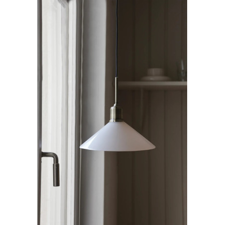 Lampa wisząca Vela - Markslojd | Szklana, vintage, antyczny mosiądz