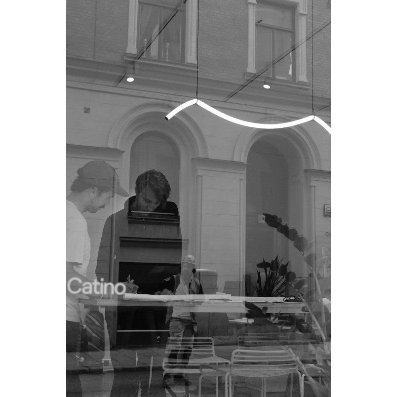 Lampa wisząca Melt LED biała 112cm - Markslojd | Nowoczesne oświetlenie