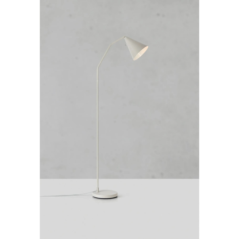Lampa podłogowa Funil LED beżowa - Markslojd | Skandynawski Design