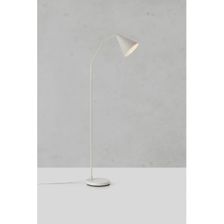 Lampa podłogowa Funil LED beżowa - Markslojd | Skandynawski Design
