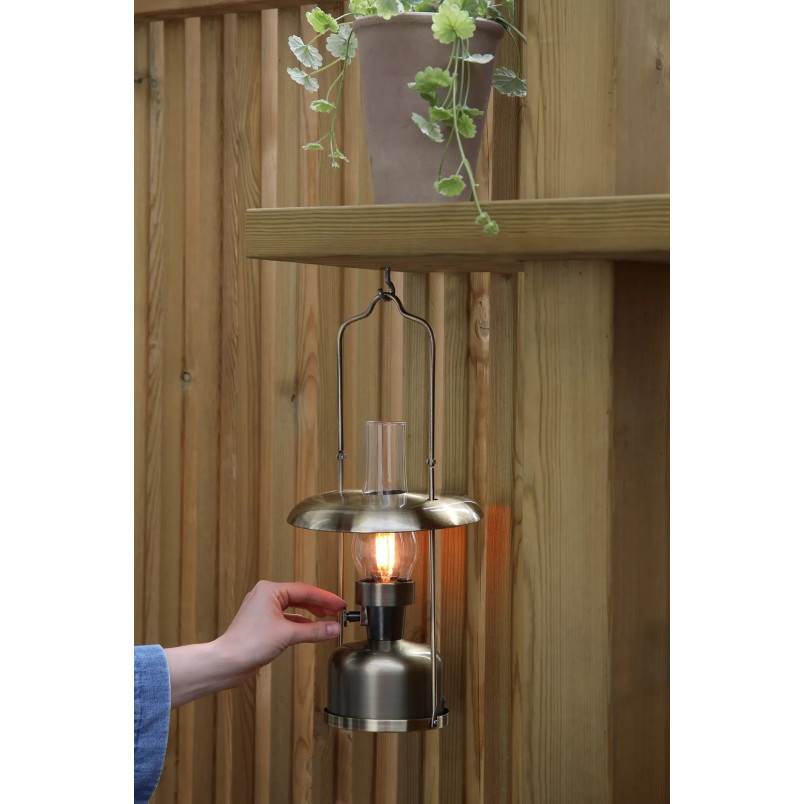 Lampa ogrodowa retro Fanos LED - Markslojd | Antyczny mosiądz