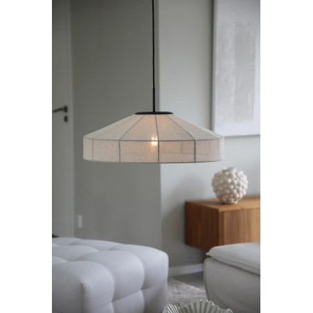 Lampa wisząca Japandi Alia beżowo-czarna | Markslojd