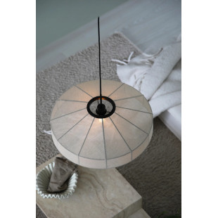 Lampa wisząca Japandi Alia beżowo-czarna | Markslojd