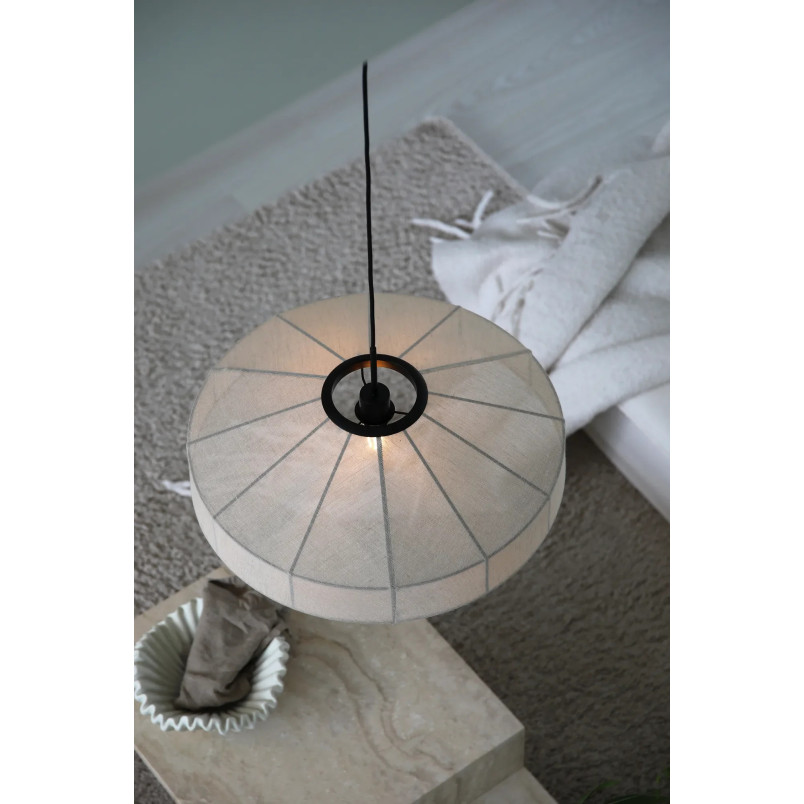 Lampa wisząca Japandi Alia beżowo-czarna | Markslojd
