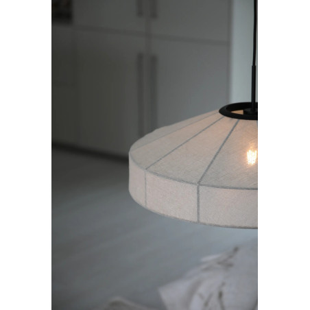 Lampa wisząca Japandi Alia beżowo-czarna | Markslojd