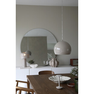 Lampa wisząca kula metalowa szara Pop 28cm - Markslojd