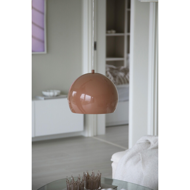 Lampa wisząca kula metalowa Pop 28m brązowa Markslojd - Retro design