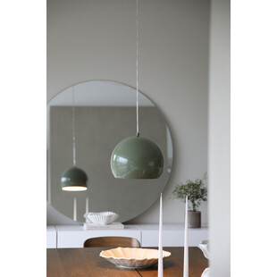 Lampa wisząca kula zielona Markslojd Pop 28cm - Stylowe oświetlenie