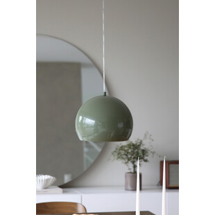 Lampa wisząca kula zielona Markslojd Pop 28cm - Stylowe oświetlenie