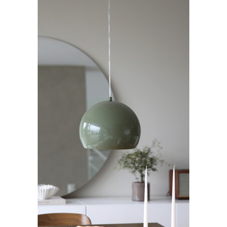 Lampa wisząca kula zielona Markslojd Pop 28cm - Stylowe oświetlenie