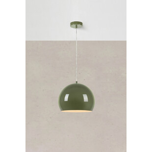 Lampa wisząca kula zielona Markslojd Pop 28cm - Stylowe oświetlenie