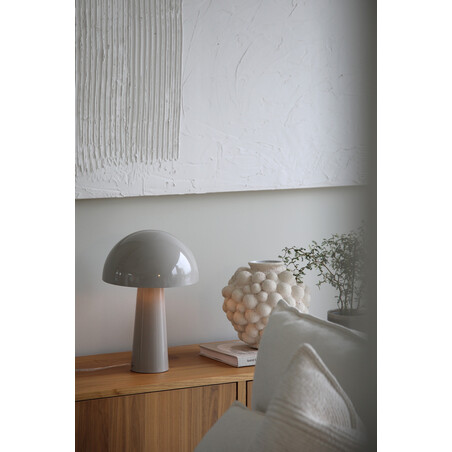 Lampa stołowa Mantar - szaro-beżowa Markslojd | Retro i nowoczesny styl